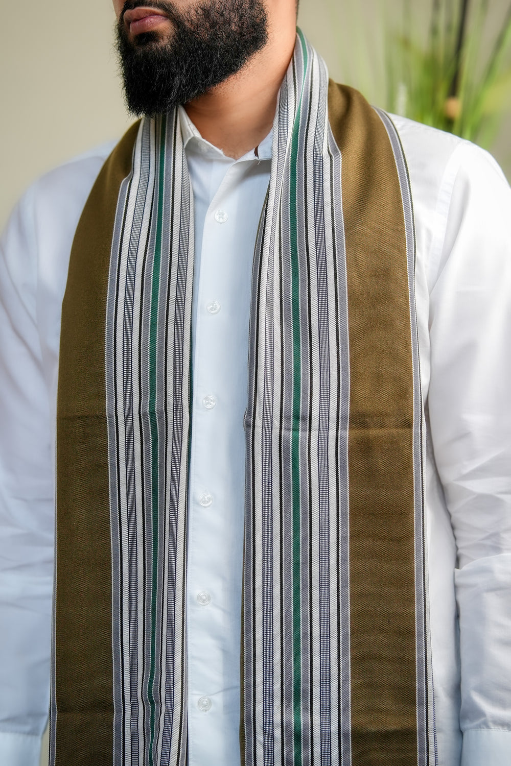 'Zahek' Floral Green
