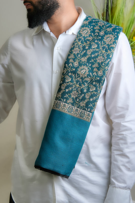 Teal Floral Flower
