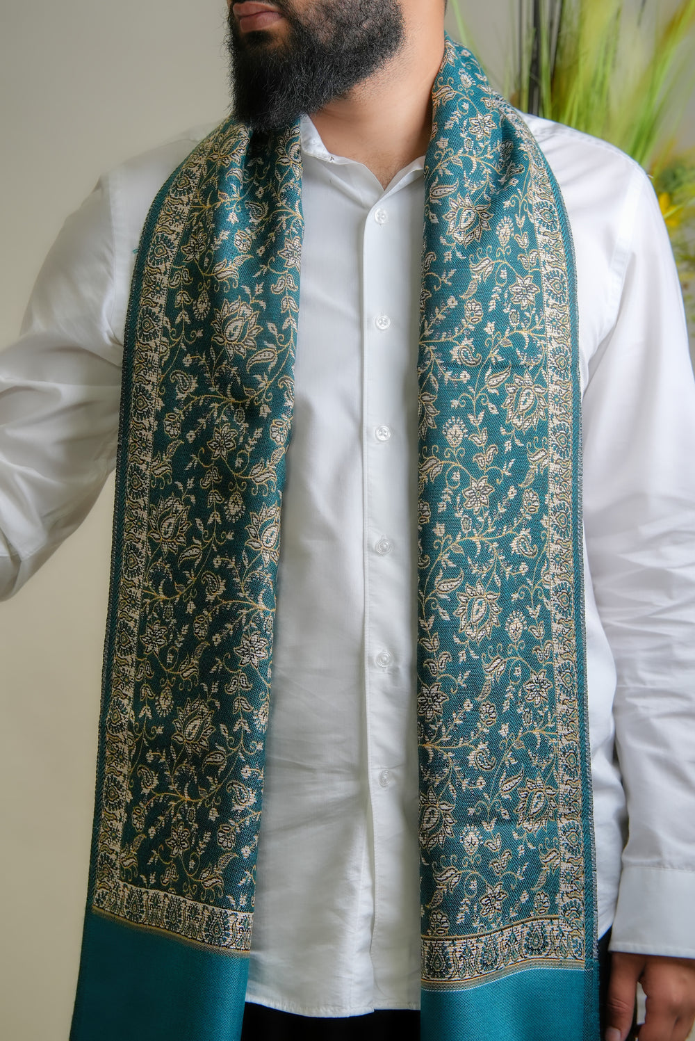 Teal Floral Flower