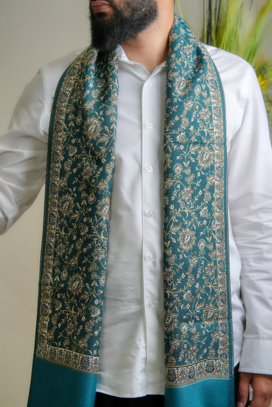 Teal Floral Flower