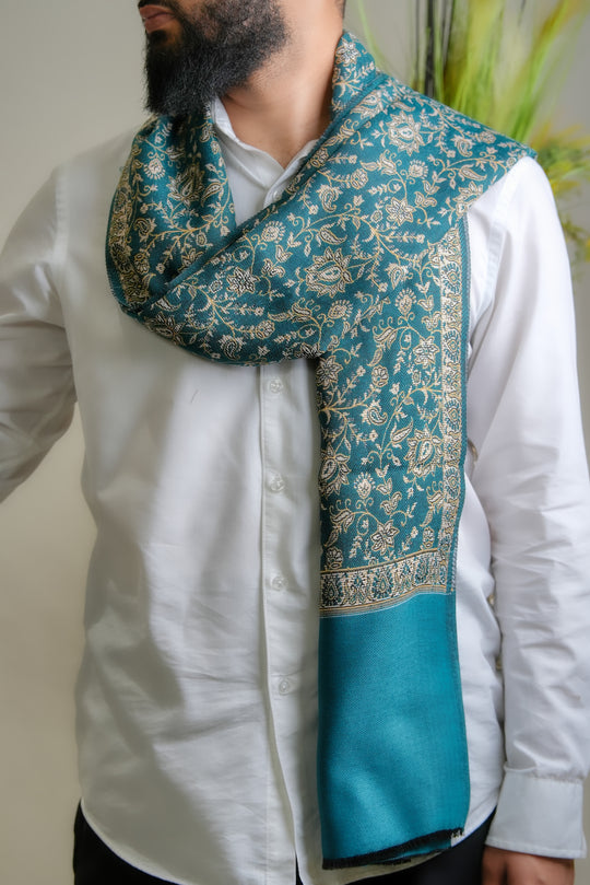 Teal Floral Flower