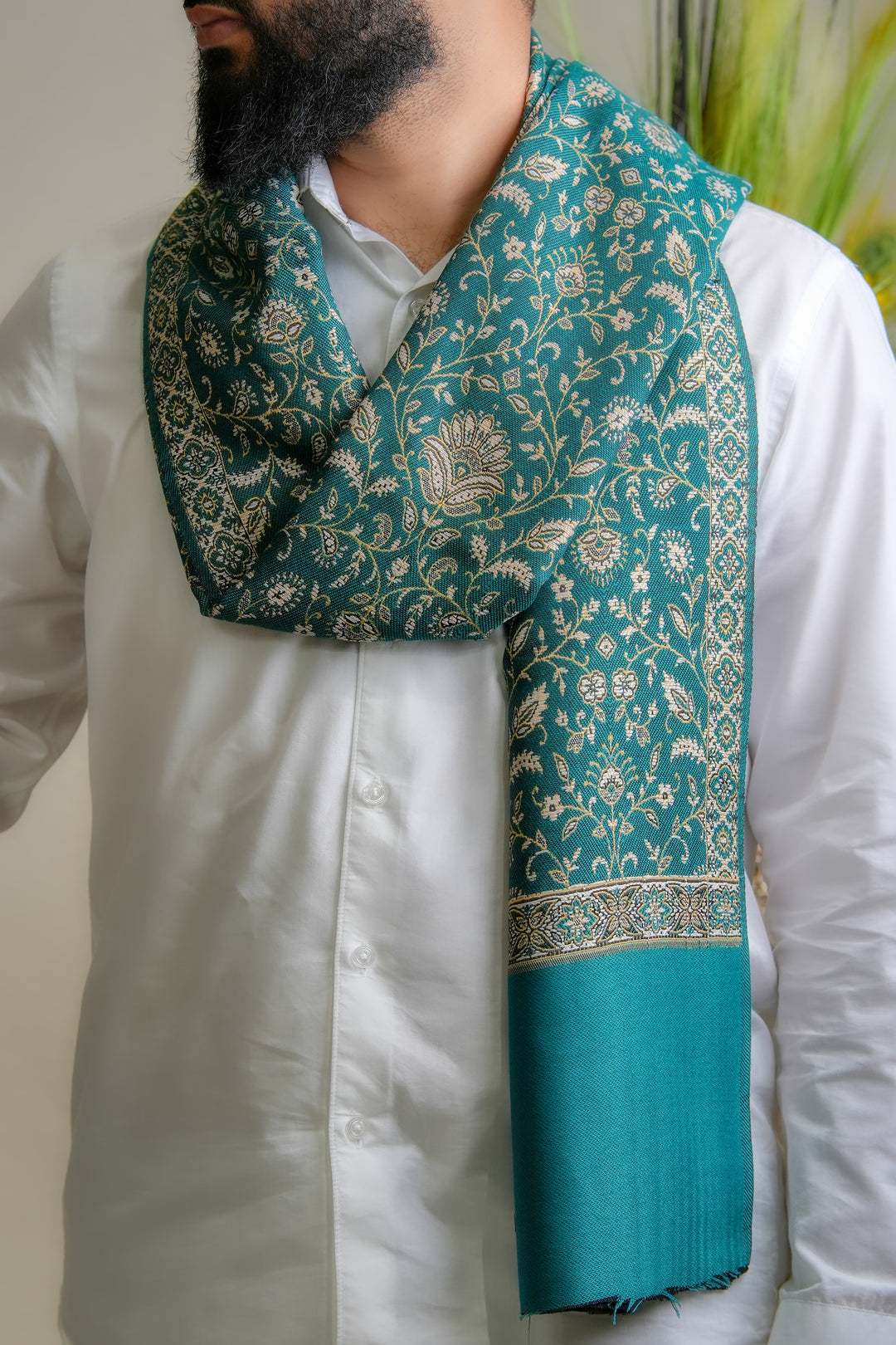 Teal Floral Flower