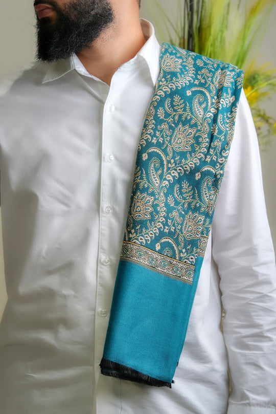 Teal Floral Flower