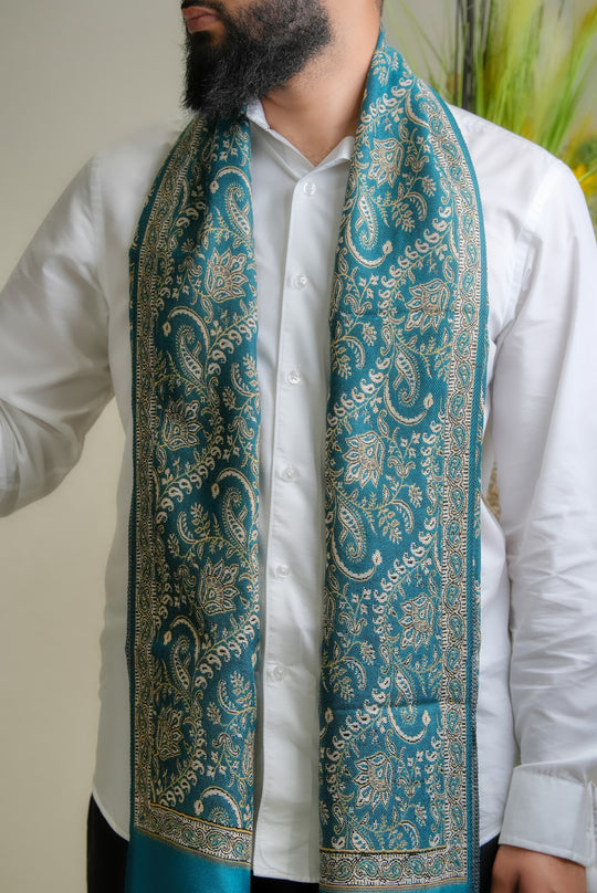 Teal Floral Flower