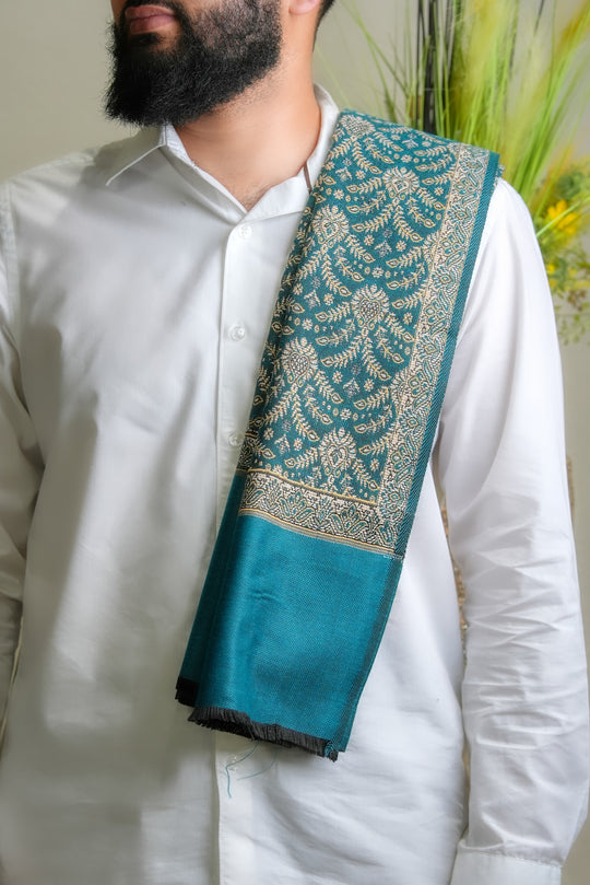 Teal Floral Flower