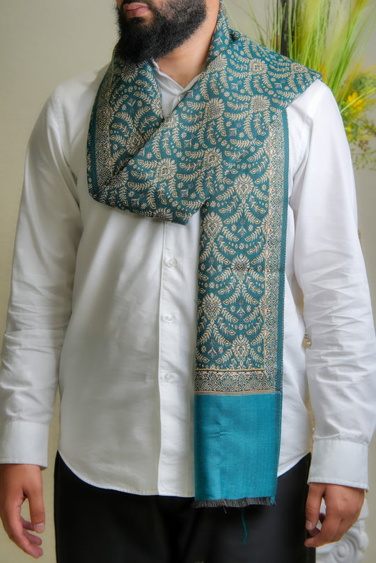 Teal Floral Flower