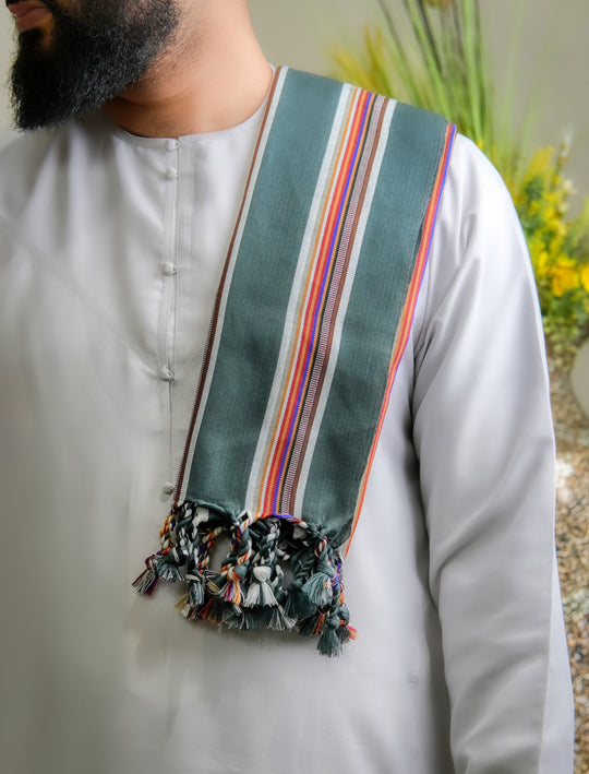 'The Sinan’ Twilight Grey Scarf