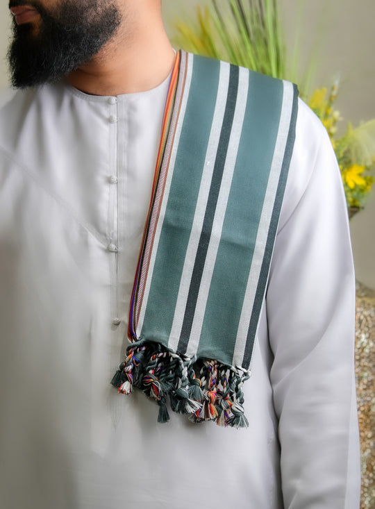 'The Sinan’ Twilight Grey Scarf