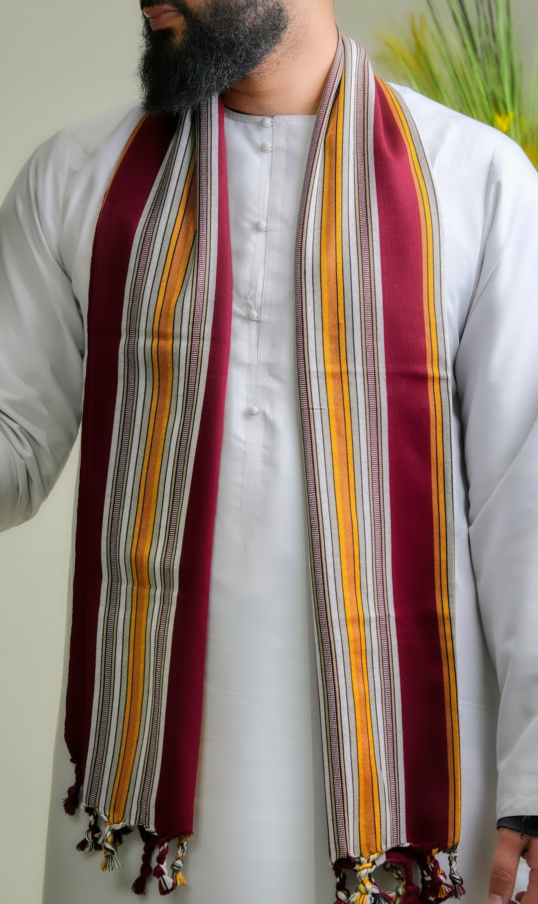 ‘Harra’ Lava Red Scarf