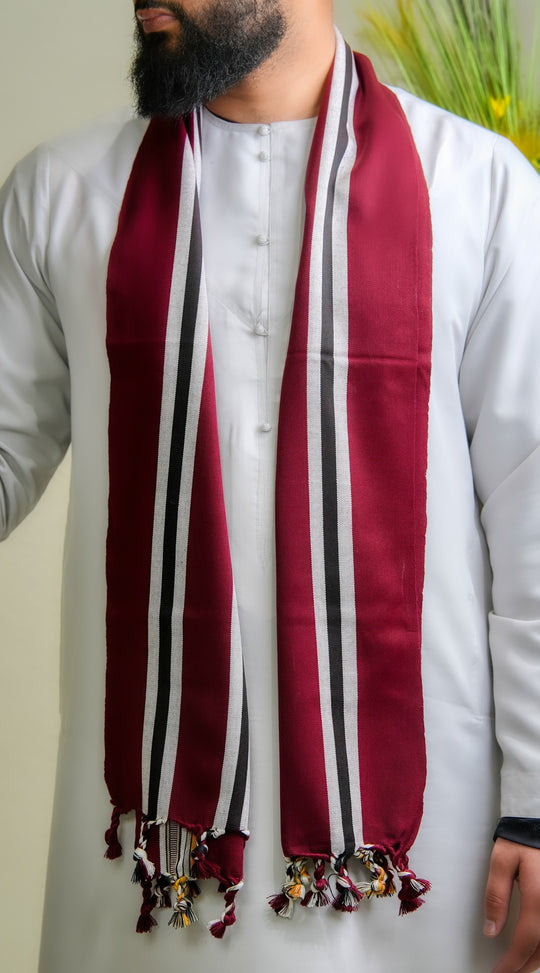 ‘Harra’ Lava Red Scarf