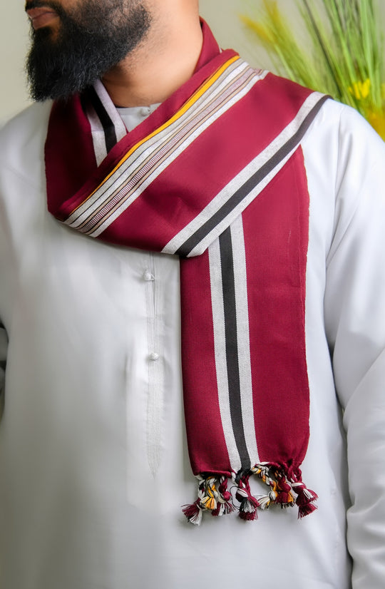 ‘Harra’ Lava Red Scarf